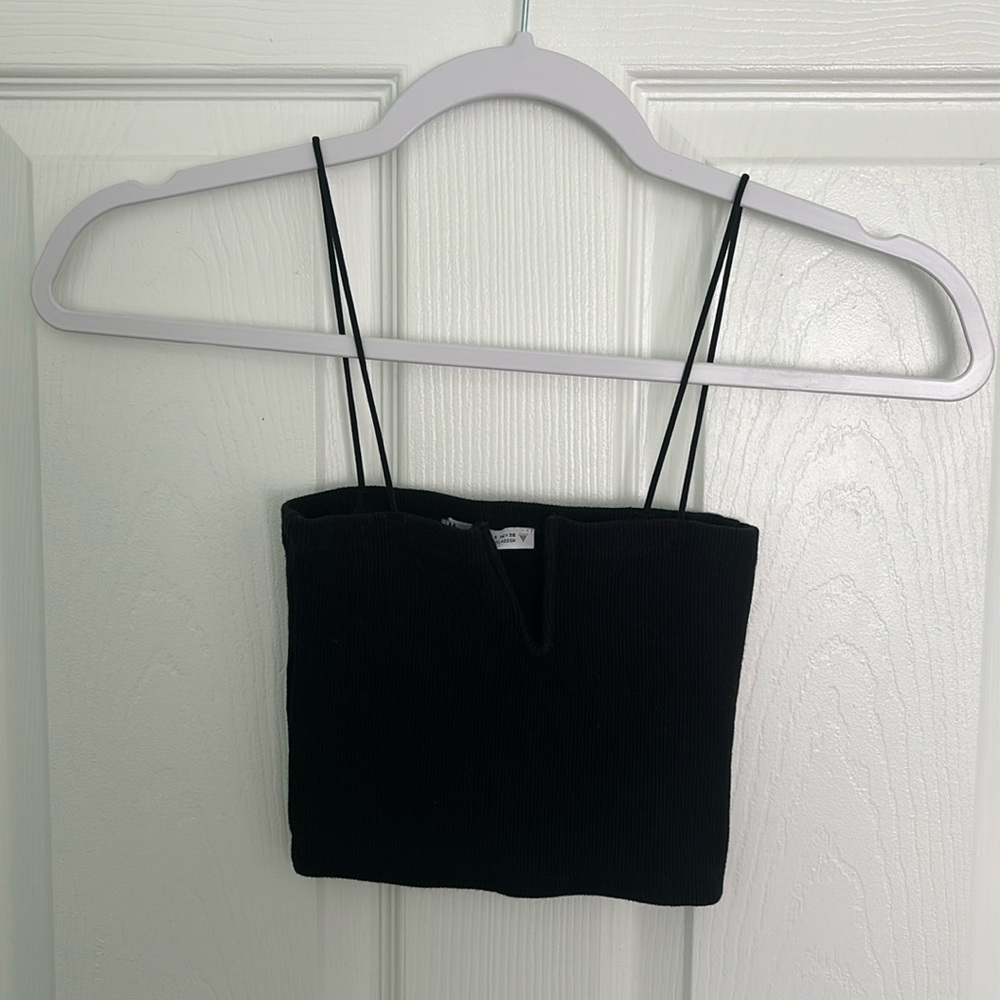 Black Crop Top - ZARA